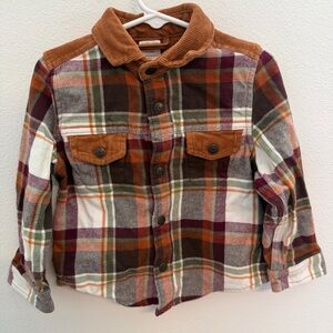 Gymboree Multicolor Plaid Button-Down Shirt
